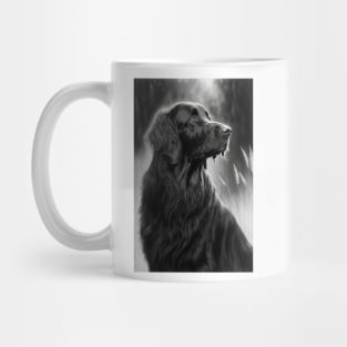 Flatcoated retreiver "lucy" Mug